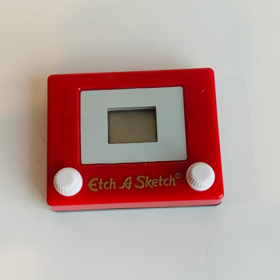 Vintage Mini Etch a Sketch Featuring Walt Disney's Toy Story Characters 