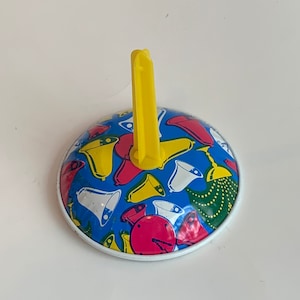 Vintage Metal and Plastic Noise Maker, New Year&#39;s Eve Theme