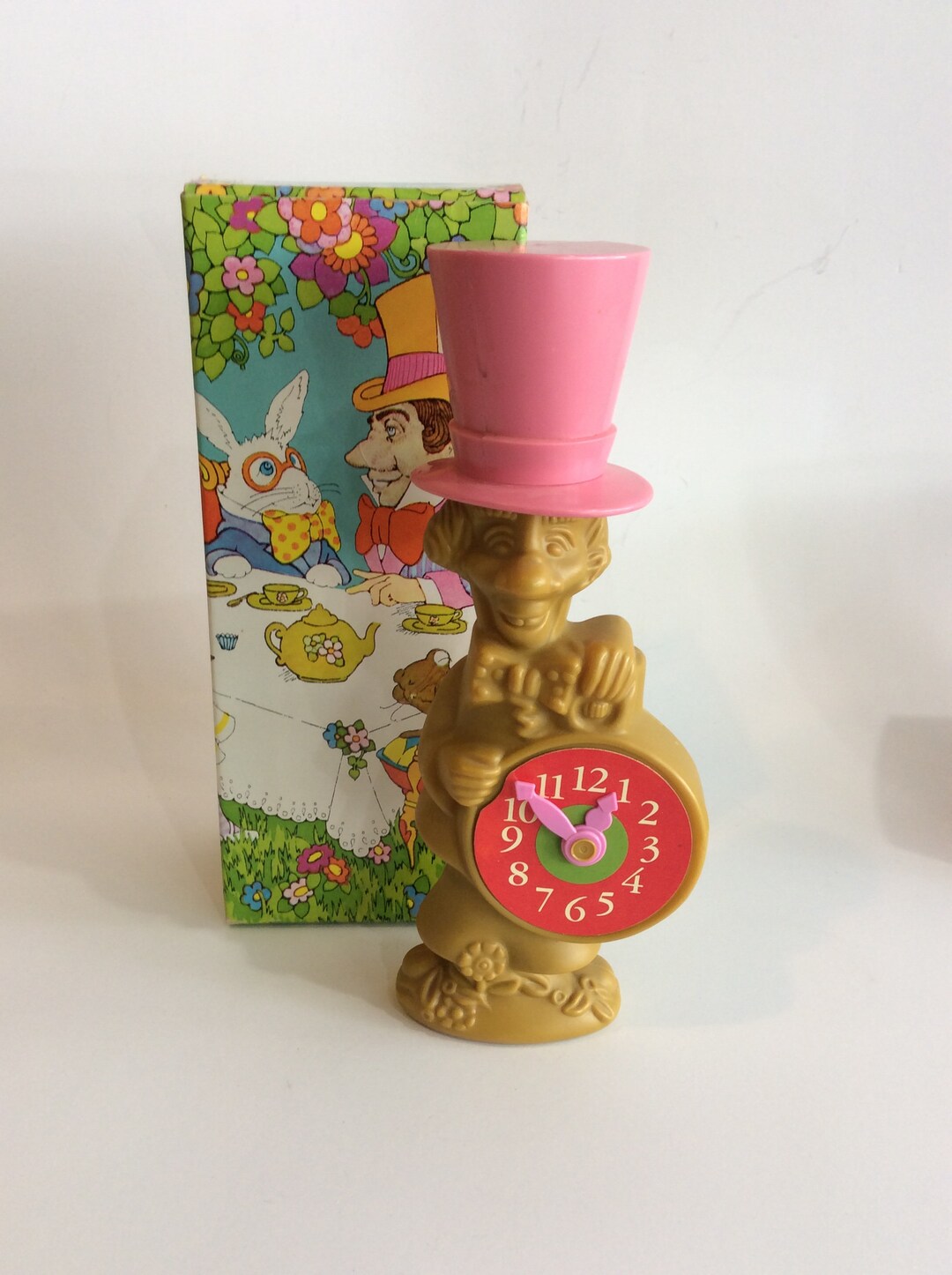 Vintage Avon Mad Hatter Bubble Bath Jar and Box Etsy
