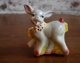 Vintage Planter, Deer, Nursery Decor, Home Decor