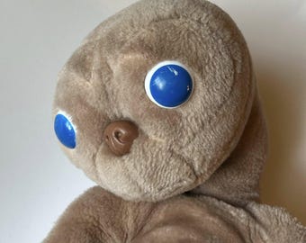 Vintage Plush E. T. Doll, Korea - Etsy