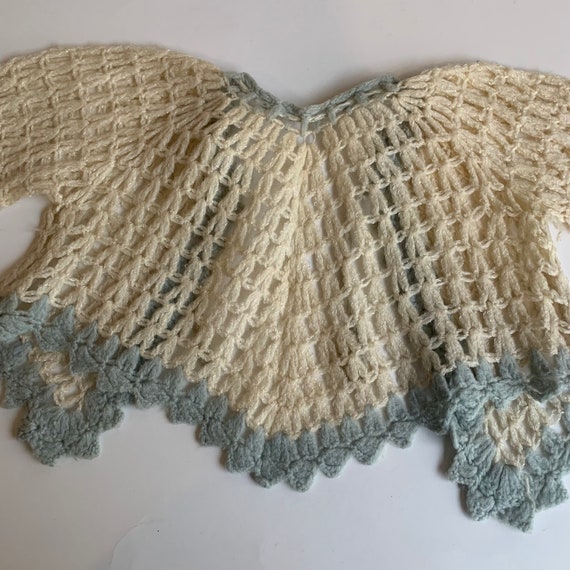 Vintage Hand Crafted Baby Sweater - image 7