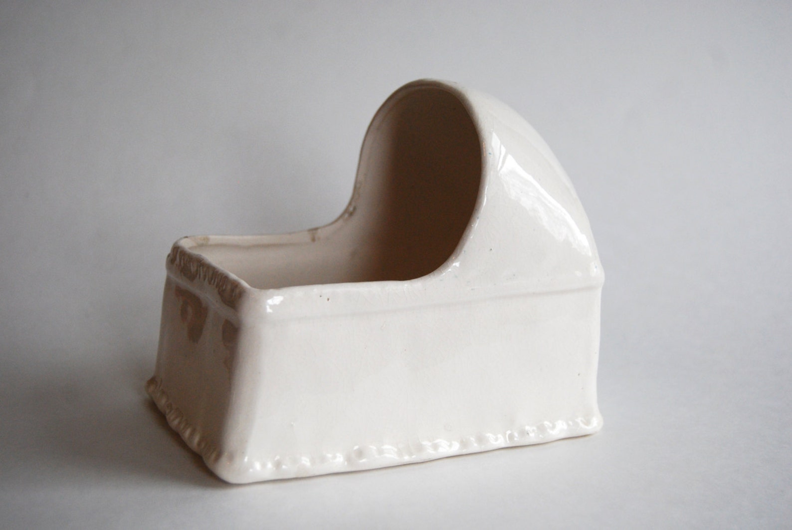 Vintage Planter Baby Cradle Nursery Room Decor Etsy