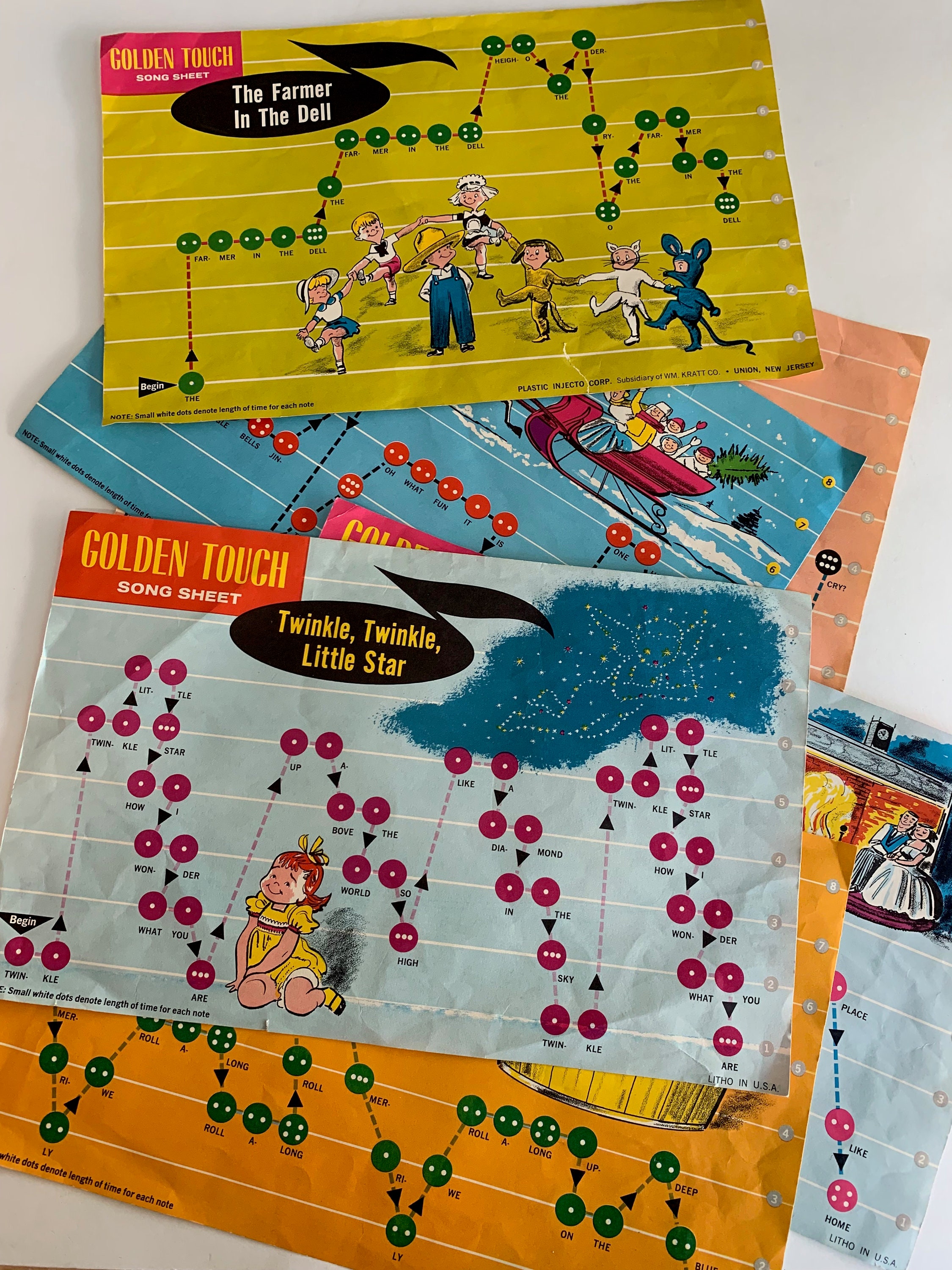 ラッキーズミュージックボックス Vintage the Magic Music Box Toy, Plastic Injecto Corp