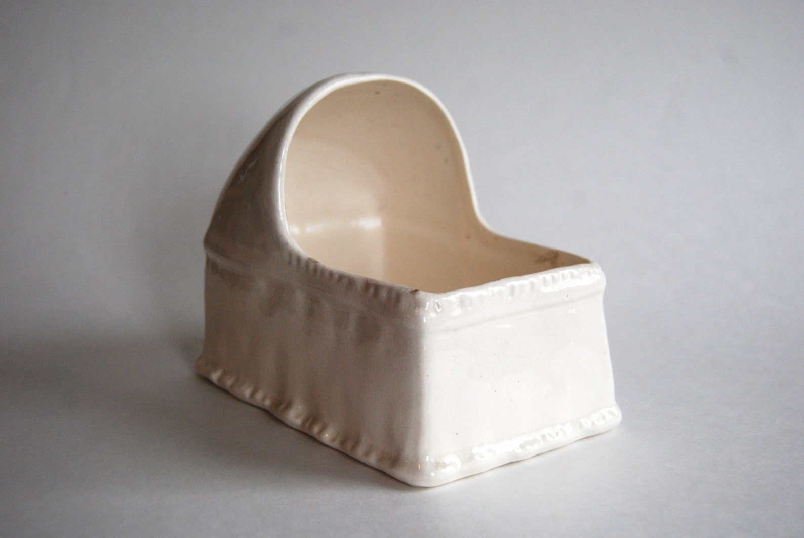 Vintage Planter Baby Cradle Nursery Room Decor Etsy