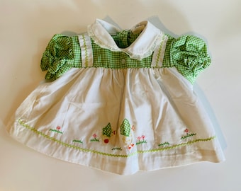 Vintage Baby Dress, Little Chicks