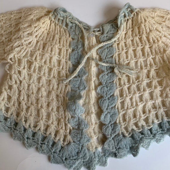 Vintage Hand Crafted Baby Sweater - image 2