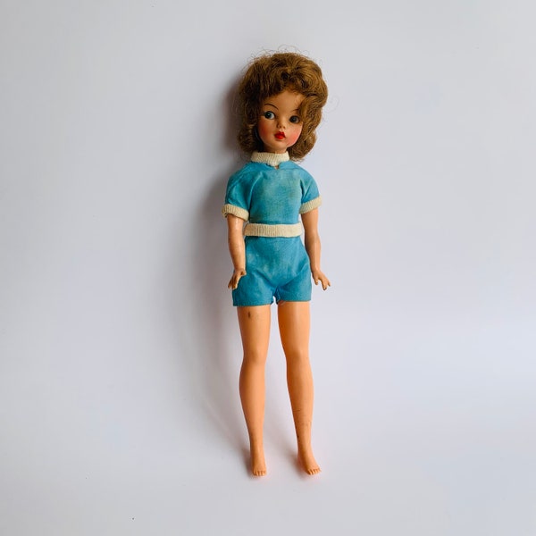 Vintage Ideal Tammy Doll, B S 12 with Original Romper