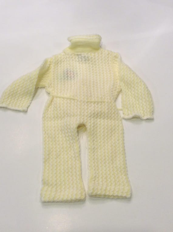 Vintage Baby Knit Suit - image 4