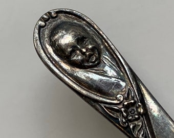 Vintage Gerber Baby Spoon, Wintrhop Silver Plate