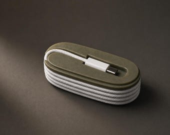 iPhone Ladegerät Kabel Halter Wrap Tangle-Free Schreibtisch Reisen