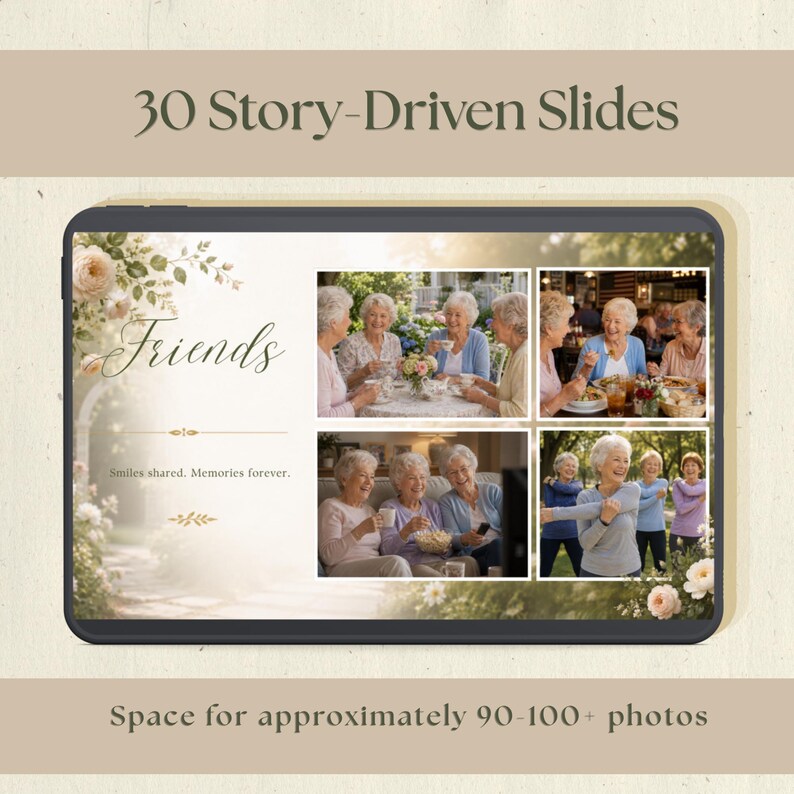 Canva remembrance slideshow for family tribute