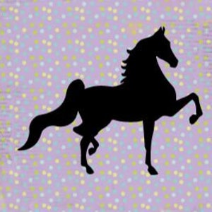 Trotting Horse Vinyl Decal- FREE SHIPPING on Eligible Orders! I Equestrian I Waterproof I Morgan I Saddlebred