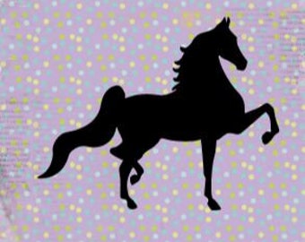 Trotting Horse Vinyl Decal- FREE SHIPPING on Eligible Orders! I Equestrian I Waterproof I Morgan I Saddlebred