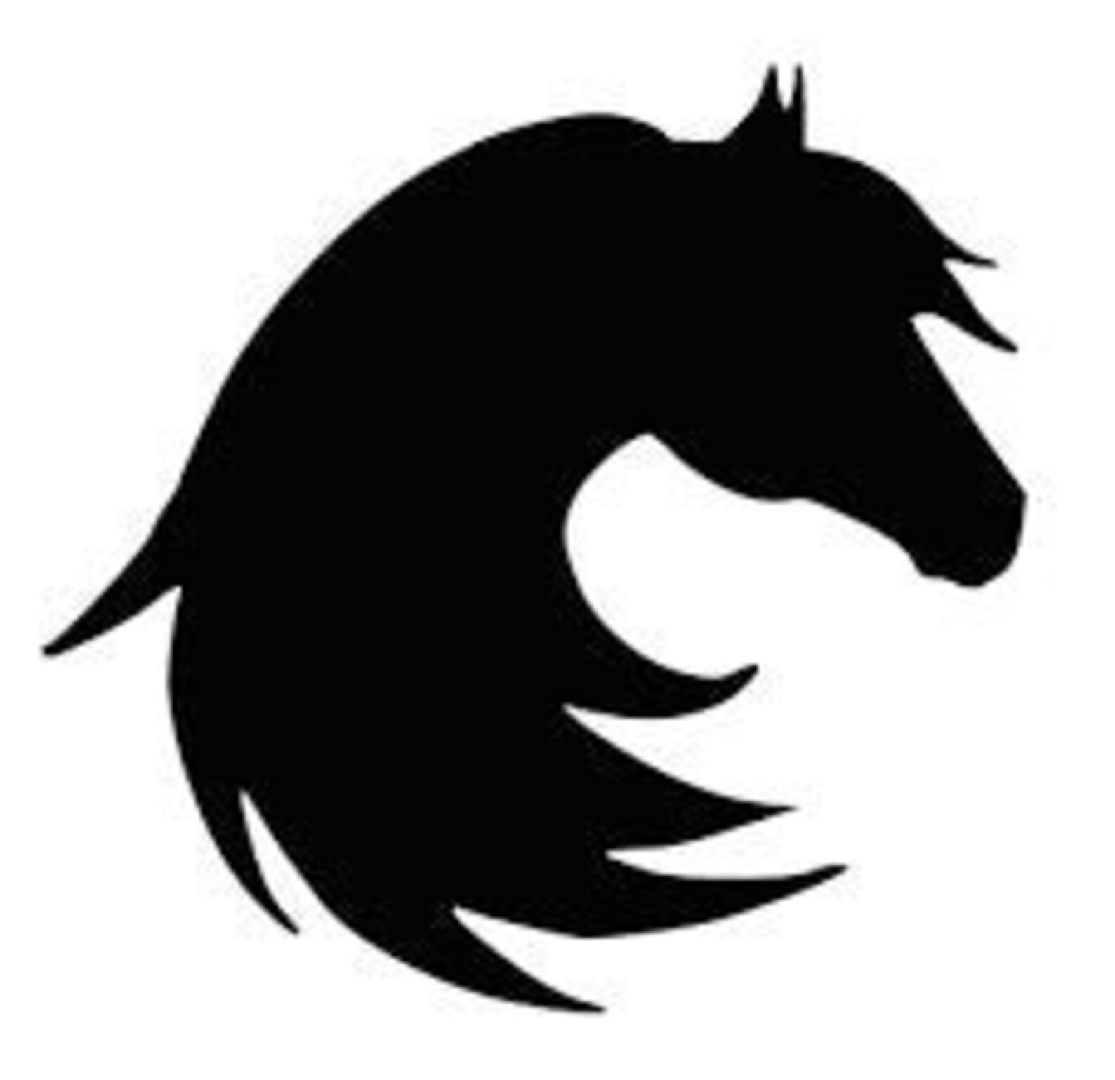 Horse Head Vinyl Decal Etsy