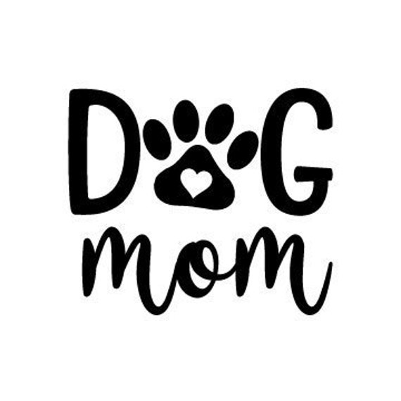 Dog Mom Vinyl Decal I FREE SHIPPING on Eligible Orders I Dog | Etsy