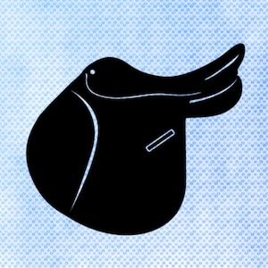 English Hunt Saddle Vinyl Decal I FREE SHIPPING on Eligible Orders! I Equestrian I Waterproof