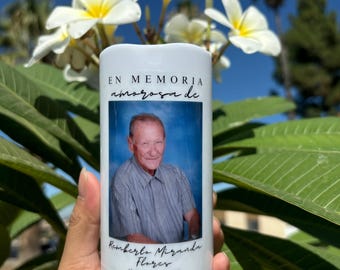 Personalized Flameless Memorial Candles