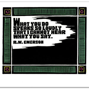 Greeting Card (1) of a Quote by R.W. Emerson (1220)