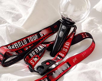¡NUEVO! Cordón de edición limitada ARIRANG / Soporte para correa de concierto de fans de Kpop para ARMY Bomb Ver. 1–4