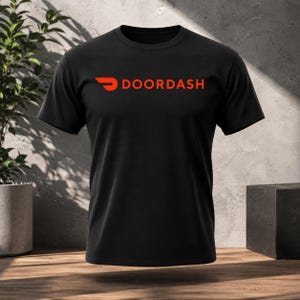 DoorDash-Logo-T-Shirt, Bekleidung für Lieferfahrer, T-Shirt für Gelegenheitsarbeiter
