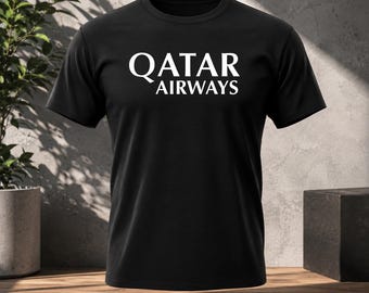 Qatar Airways Shirt, Aviation Lover Tee, Airline Travel T-Shirt, Pilot Gift, Airplane Enthusiast Shirt