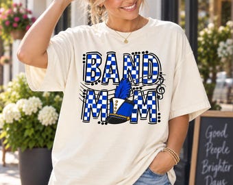 T-shirt personnalisé pour fanfare, T-shirt personnalisé pour maman de musicien, T-shirt aux couleurs de l'école, Cadeau pour fanfare, T-shirt esprit d'école