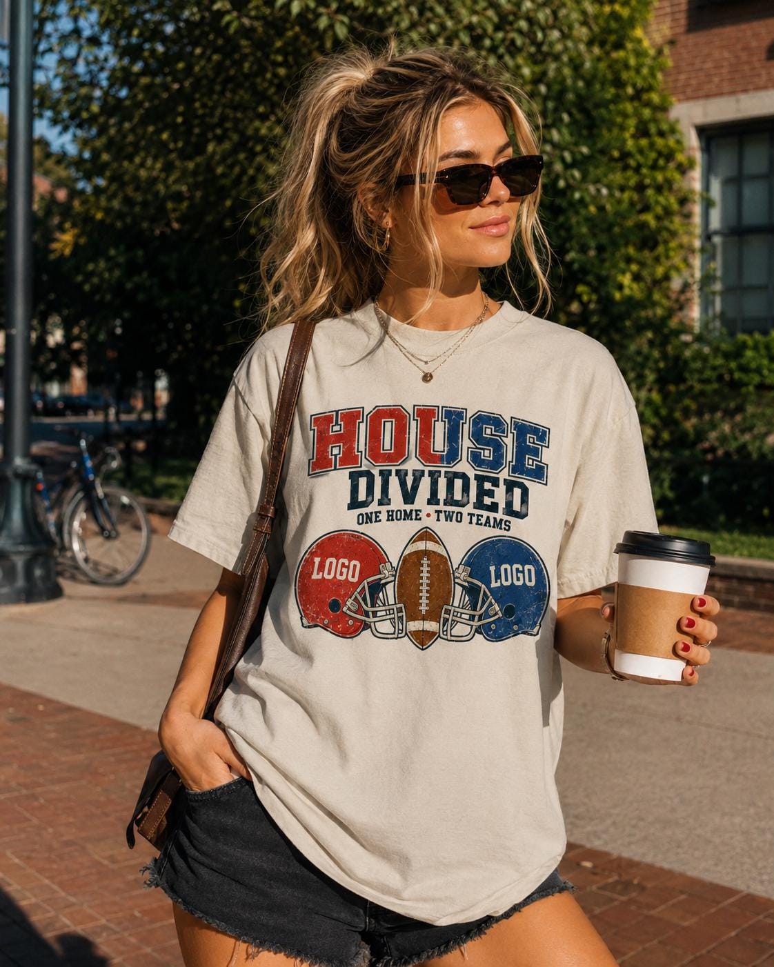 Custom College Shirt Two Colleges - Etsy