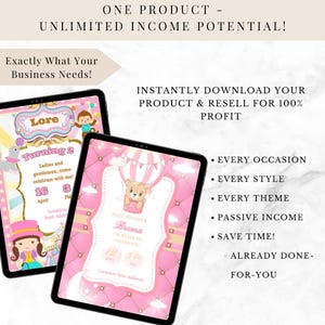 500+ Digital Invitation Templates Bundle | 100+ Animated Invites | PLR MRR Canva Templates for Passive Income | Digital Income Starter Pack