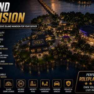 Island Mansion| Fivem mlo | Mlo | Optimized| Roleplay | High quality|