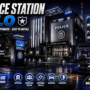Police Station| Fivem mlo | Mlo | Optimized| Roleplay | High quality|