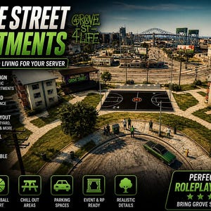 Groove Street Apartment| Fivem mlo | Mlo | Optimized| Roleplay | High quality|