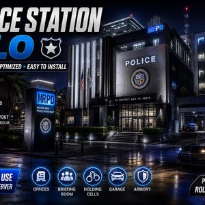 Police station| Fivem mlo | Mlo | Optimized| Roleplay | High quality|