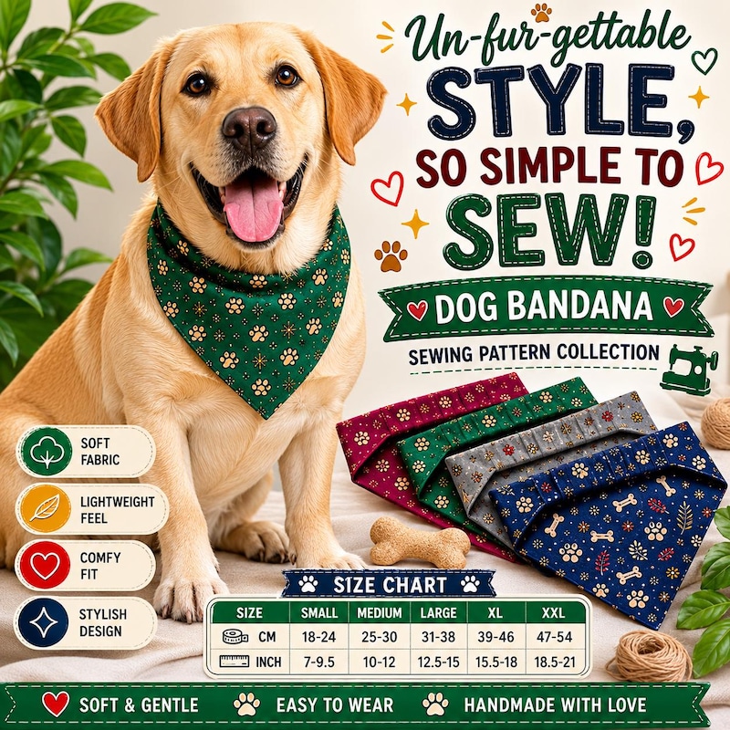 Dog Scarf - Etsy