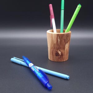 Natürliche holz becher