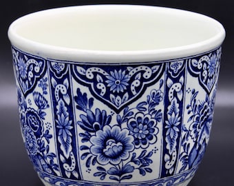 Mid-20th Century Dutch Blue and White Delft Planter