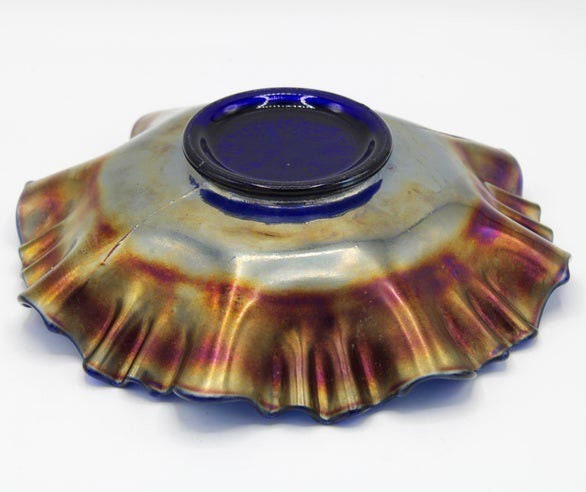 フェントン エレクトリックブルー カーニバル ガラスボウル - Etsy 日本