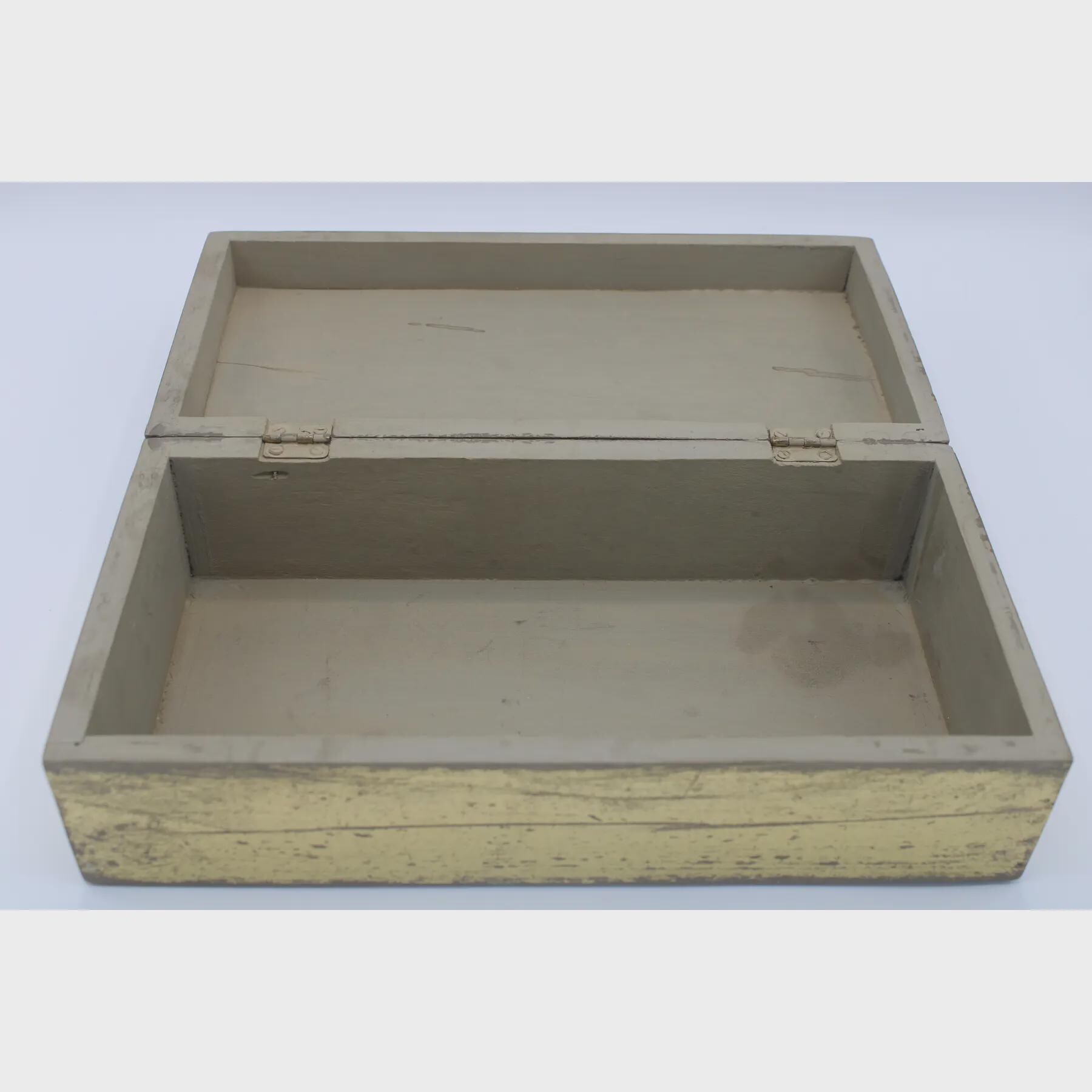 大きなアンティークイタリア製金鍍金木彫りボックス - Etsy 日本