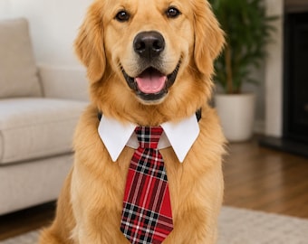 Pajarita de boda para perros, bufanda formal para mascotas, ajustable, atuendo de boda para cachorros, accesorios para el novio y el perro