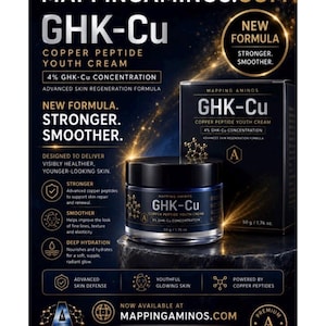 Double strength, luxury formula ghk-cu face cream