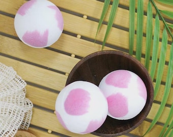 bomba da bagno alla rosa