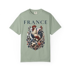 France Rooster Soccer Graphic Shirt, Vintage French Football Tee, Coq Gaulois Soccer Fan Gift Bay