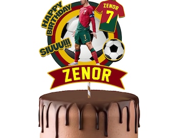 CR7 Cake Topper