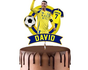 Ronaldo Cake Topper Birthday