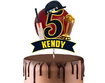 Baseball cake topper party birthday