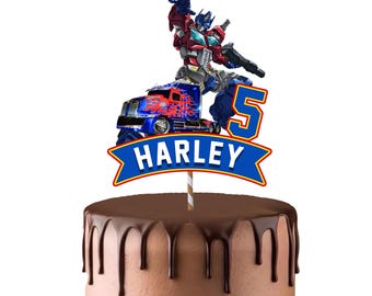 Transformers Topper Party Birthday