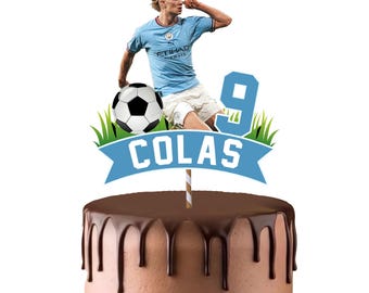 Soccer Topper | Haaland Cake Topper