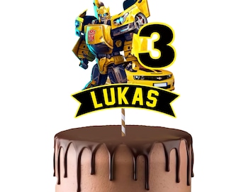 Bumblebee cake topper party birthday