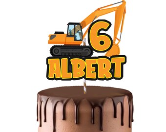 Truck cake topper party birthday