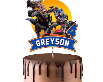 Transformer Cake Topper